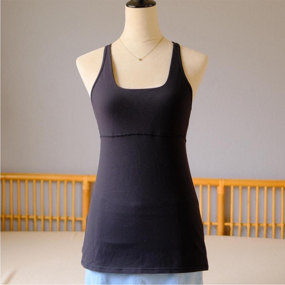Classic Black Lululemon Racerback Tank